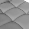 Songmics LJB64G Sæt med 2 barstole med ryg og robust basisdiameter 41 cm Højde Justerbar polyurethangrå - Billede 5