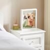 Songmics Shadow Box Frame, billedramme med garn, glasfront og MDF -grænse, hvid - Billede 6
