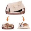 Hundeseng, Hundesofa, Vendbar Hynde, 65 X 55 X 20 Cm, Brun - Billede 4