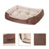 Hundeseng, Hundesofa, Vendbar Hynde, 65 X 55 X 20 Cm, Brun - Billede 6