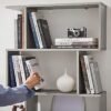 Vasagle-boghylder, 6-lags bogreol, Room Divider, Cube Display-hylde, fritstående opbevaringshylde, moderne stil, til stue, soveværelse, kontor, greige LBC061M01 - Billede 7