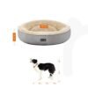 Hundeseng, Donut Katteseng, Rund, 70 Cm Dia, Lysegrå - Billede 5