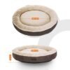 Hundeseng, Hundesofa, Katteseng, Donutform, Rund, 65 Cm Dia, Brun - Billede 6