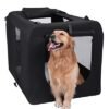 B00ti0v2xc Hundeboks til Bil, Hundetransportboks, Foldbar Katteboks, Oxford Stof, Xxl, 91 X 63 X 63 Cm, Sort , 4700 G - Billede 2