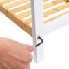 Songmics 2-lags bambussko rack, opbevaringshylde, 70 x 26 x 33 cm - Billede 6