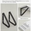Vasagle LWS033B14 Industriel design flydende hylder Sæt med 3 vægmonterede robuste displayhylder til stue badeværelse køkken - Billede 4