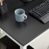 Vasagle Computer Desk, Writing Table med stort skrivebord, stabilt kontorbord, sort, hvid - Billede 4