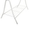 Songmics Nyt tøjfrakke rack tøj jernbanehænger 173 x 90 x 44,5 cm creme HSR01W - Billede 6