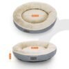 Hundeseng, Hundesofa, Katteseng, Donutform, Rund, 55 Cm Dia, Grå - Billede 4