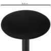 Songmics Active Rool, Wobble Stool Standing Desk Stol, Balance Stol, Justerbar højde 55-70 cm, ingen samling krævet, sort OSC04BK - Billede 5