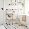 Songmics hyldeenhed til badeværelse 96 x 96 x 31,5 cm - Billede 3