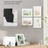 Songmics billedrammer sæt med 3 collage fotorammer til 5 "x7" (13x18 cm) fotos, MDF, glasfront hvid RPF33WT - Billede 4