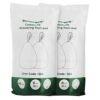 Songmics DrawString Bin Bags, Bin Liners til 30L Rubbish Bins, Code 30A, Custom Fit, 2 Rolls, 90 stykker, White KRB30A02