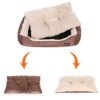 Hundeseng, Hundesofa, Vendbar Hynde, 65 X 55 X 20 Cm, Brun - Billede 7