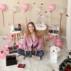 Songmics makeup-arrangør, 2-delt makeup-boks, kosmetisk arrangør med 3 skuffer og 15 forskellige rum til læbestifter, børster, gennemsigtig JKA002TP - Billede 7