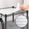 Songmics Badeværelseshylde, 3-lags wire-susing-enhed, metal opbevaringsstativ, 30 x 30 x 73 cm,, sort - Billede 4