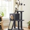 Feandrea Cat Tree, Cat Tower til indendørs katte, killinger, røget grå PCT143G01 - Billede 2