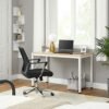 Vasagle Computer Desk, Study Table, Stable Office Desk, Large Gaming Desk, Easy Assembly, For Home and Office, med justerbare nivelleringsfødder, 120 x 60 x 76 cm LWD64N - Billede 3