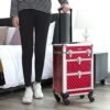 Songmics Travel Accessories Rolling Trolley Cosmetic Case ABS Rød 34 x 27 x 57 cm - Billede 2