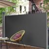 Songmics 160 x 300 cm (h x l), side markise til balkon og terrasse, beskyttelse - Billede 3