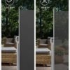 Songmics 160 x 300 cm (h x l), side markise til balkon og terrasse, beskyttelse - Billede 4