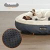 Hundeseng, Katteseng, Donut Form, 65 Cm Dia, Mørkegrå - Billede 5