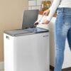 Songmics dobbelt skraldespand, 2 x 30 L dobbelt-komplement køkken - Billede 7