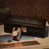 Songmics Watch Box med 5 rum, glaslåg, urboks med blødt fløjlforing - Billede 2