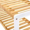 Songmics 2-lags bambussko rack, opbevaringshylde, 70 x 26 x 33 cm - Billede 5