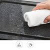 Songmics -skobokse, plastskoopbevaringsarrangører med klare døre, sæt af 6, stable, let samling, 27 x 34,5 x 19 cm, op til britisk størrelse 10, sort LSP032B06 - Billede 7
