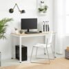 Vasagle Computer Desk, Study Table, Stable Office Desk, Large Gaming Desk, Easy Assembly, For Home and Office, med justerbare nivelleringsfødder, 120 x 60 x 76 cm LWD64N - Billede 2