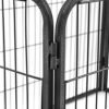 Feandrea hvalp playpen Heavy Duty Play Whelping Pen 4 dele Grå 122 x 70 x 80 cm ppk74g - Billede 4