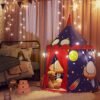 Songmics Prince Castle Play Telt til drenge småbørn, indendørs og udendørs playhouse, bærbar pop up play teepee med bærepose, gave til børn, en71 certificeret, blå LPT01BU - Billede 3