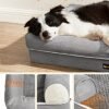 Feandrea hundeseng Ortopædisk sofa vaskbar skridsikre grå PGW076G02 - Billede 4