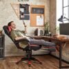 Songmics Executive Office Chair, Ergonomic, Black, Red OBG77BR - Billede 2
