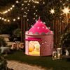 Songmics Princess Castle Play Telt til piger småbørn, indendørs og udendørs playhouse, bærbar pop up play teepee, gave til børn, lyserød LPT01PK - Billede 4
