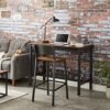 Vasagle BarKøkkenstol, stue, spisestue, industriel design, vintage brun/sort - Billede 4