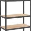 Songmics Garage Hylder enheder Grå 200 x 100 x 50 cm GLR050G01