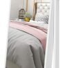 Songmics Jewellery Cabinet, Mirror Armoire, Standing Mirror, spejl i fuld længde, Låsbar smykkearrangør, gaveide