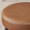 Vasagle Echo Collection ULBC090K01 Barstole, Sæt med 2, Kitchen Stools, Breakfast Stools, Stitched Faux Leather, 30 "High, For Home, Bar, Spisestue, Easy Assembly, Caramel Brown - Billede 7