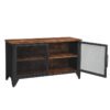 TV-opbevaringsskab 100 x 35 x 55,5 cm - Rustik brun, sort - Billede 3