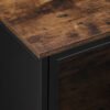 TV-opbevaringsskab 100 x 35 x 55,5 cm - Rustik brun, sort - Billede 4