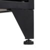 TV-opbevaringsskab 100 x 35 x 55,5 cm - Rustik brun, sort - Billede 6