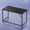 Vasagle Desk, lille computerbord, skrivebordsbord, til kontor, soveværelse, 60 x 120 x 75 cm, industriel design, metalramme, sort, LWD039B56 - Billede 4
