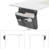SONGMICS Højdejusterbart elektrisk skrivebord, 60 x 140 x (72-120), base hvid/beige - Billede 7