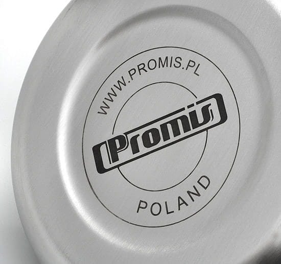 Promis logo på thermoskoskanna fra Polen.