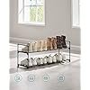 2-lags Skostativ, Skoskabe, Metalopbevaringsstativ, 30 X 92 X 34 Cm, Sort - Billede 5