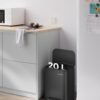 Køkkenaffaldsspand, 20 Liters Affaldsspand med Låg, med Inderspand, Sort Blæk - Billede 3