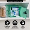 Lockabox One™ Låsbar Medicinskab - Opbevaringsboks med Tallås - Grøn - Billede 5