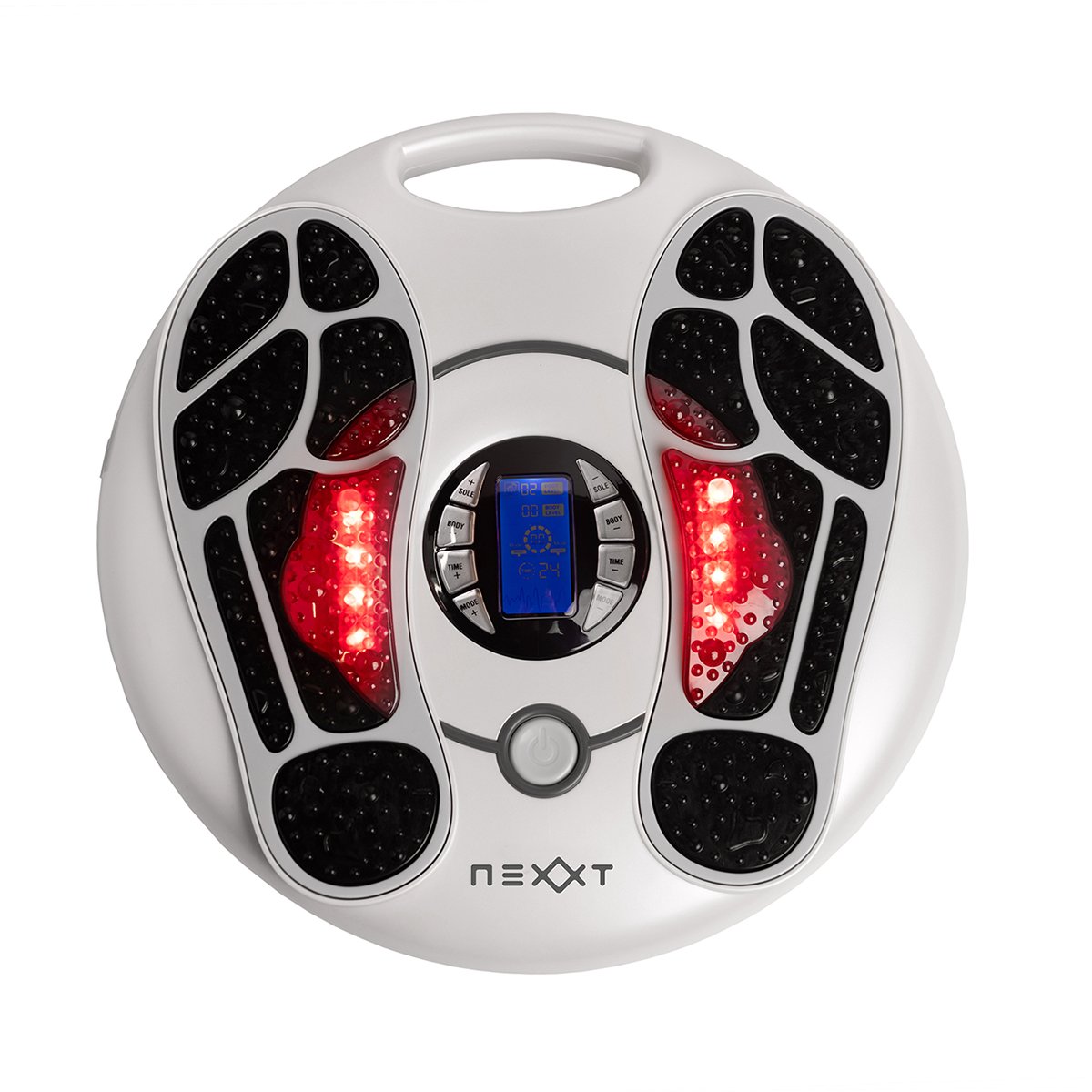 Nexxt Spier- og fodstimulator - 25 terapiprogrammer - Inklusiv 4 pads 1 Nexxt Spier- og fodstimulator - 25 terapiprogrammer - Inklusiv 4 pads